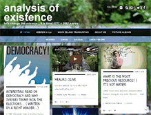 Tablet Screenshot of analysisofexistence.com